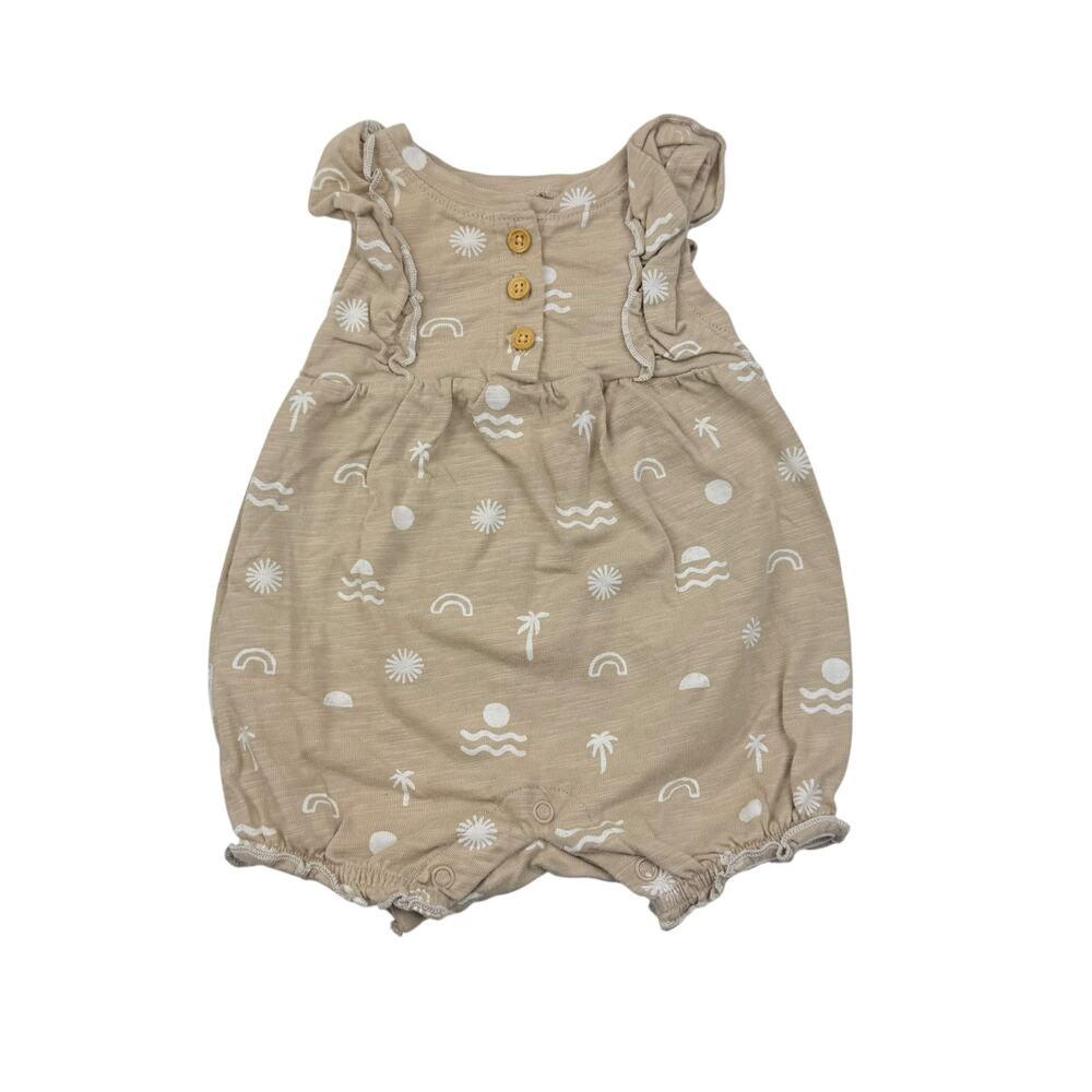 Little Co. Organic Tank Romper, 0/3m